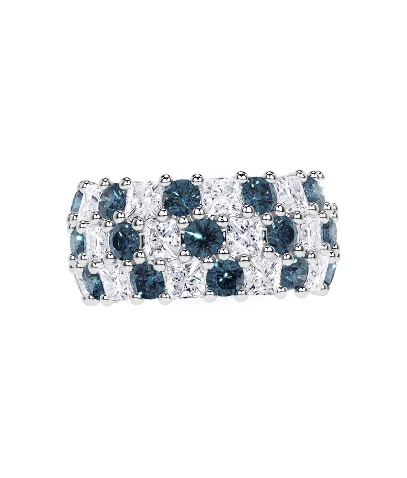 Classic Round Sapphire and Diamond Ring