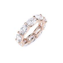 Oval White Diamond Ring