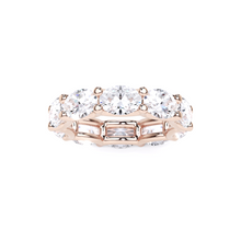 Oval White Diamond Ring