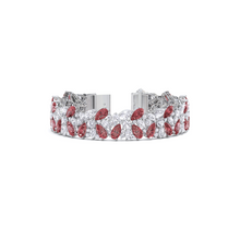 Ruby Pear and Diamond High Jewellery Bracelet