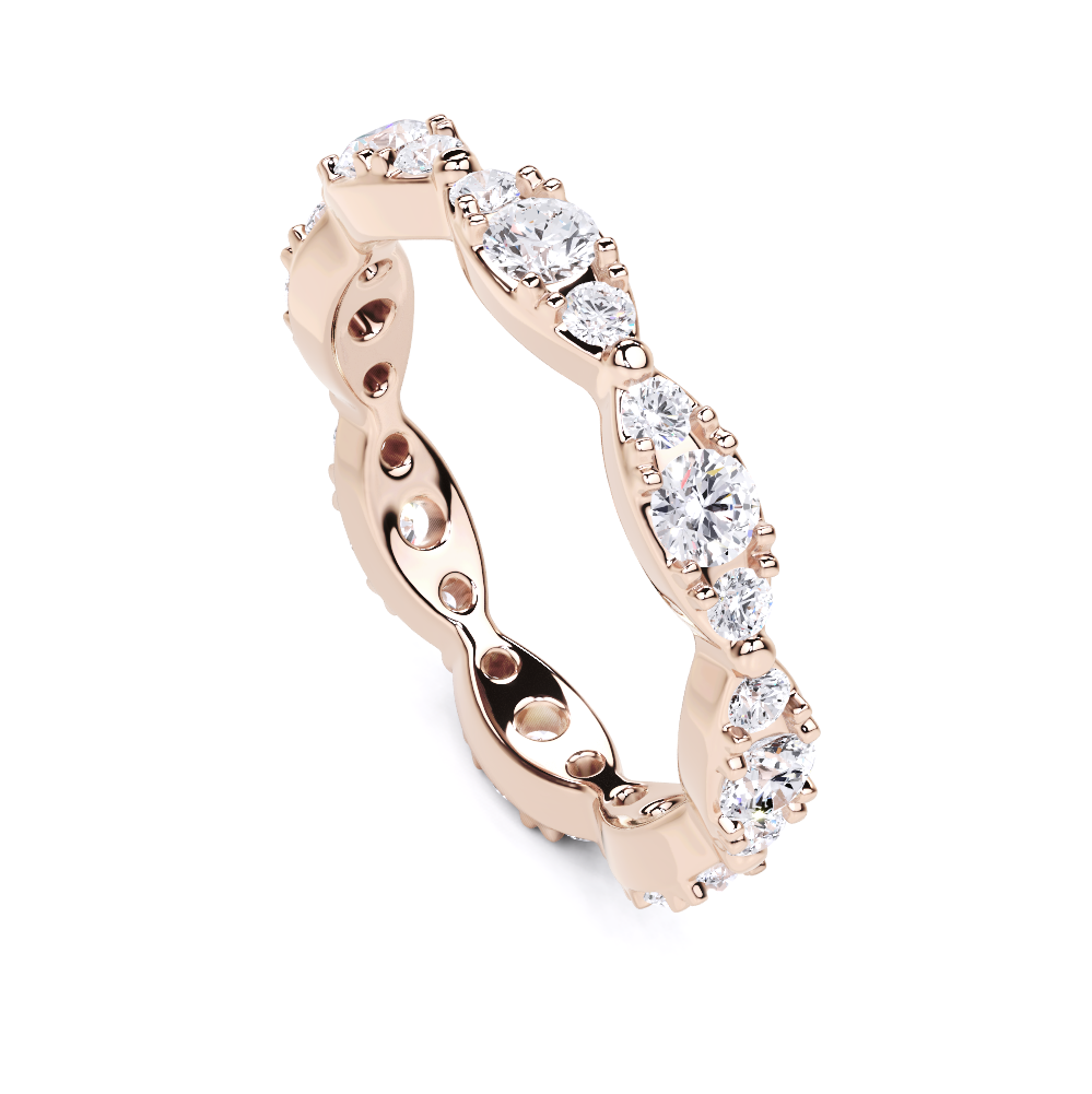 White Diamond Navette Ring