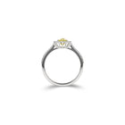 Icon Oval Shape Yellow Diamond  Engagement Ring