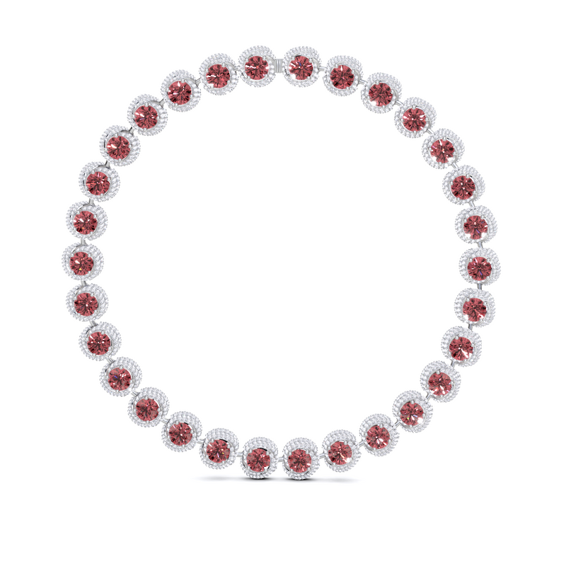 Flawless Ruby and Diamond High Jewellery Necklace