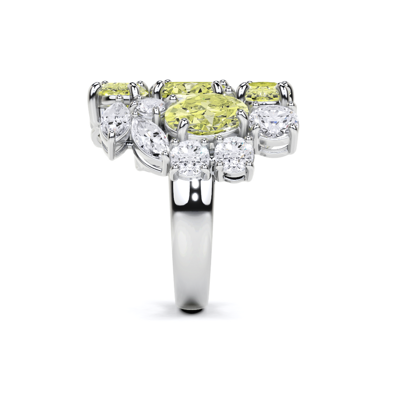 Legacy Yellow and White Diamond Ring