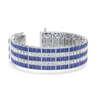 Sapphire and White Diamond  High Jewellery Bracelet