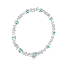 Unique Treasure Emerald and Diamond  High Jewellery Necklace