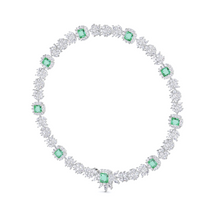 Unique Treasure Emerald and Diamond  High Jewellery Necklace