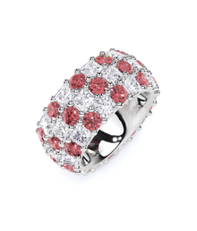 Classic Round Ruby and Diamond Ring