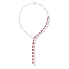 Icon Ruby Pear Diamond High Jewellery Necklace