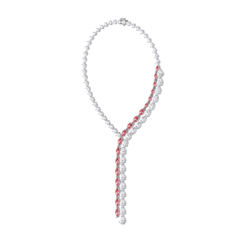 Icon Ruby Pear Diamond High Jewellery Necklace