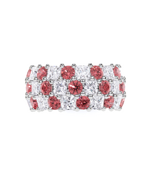 Classic Round Ruby and Diamond Ring