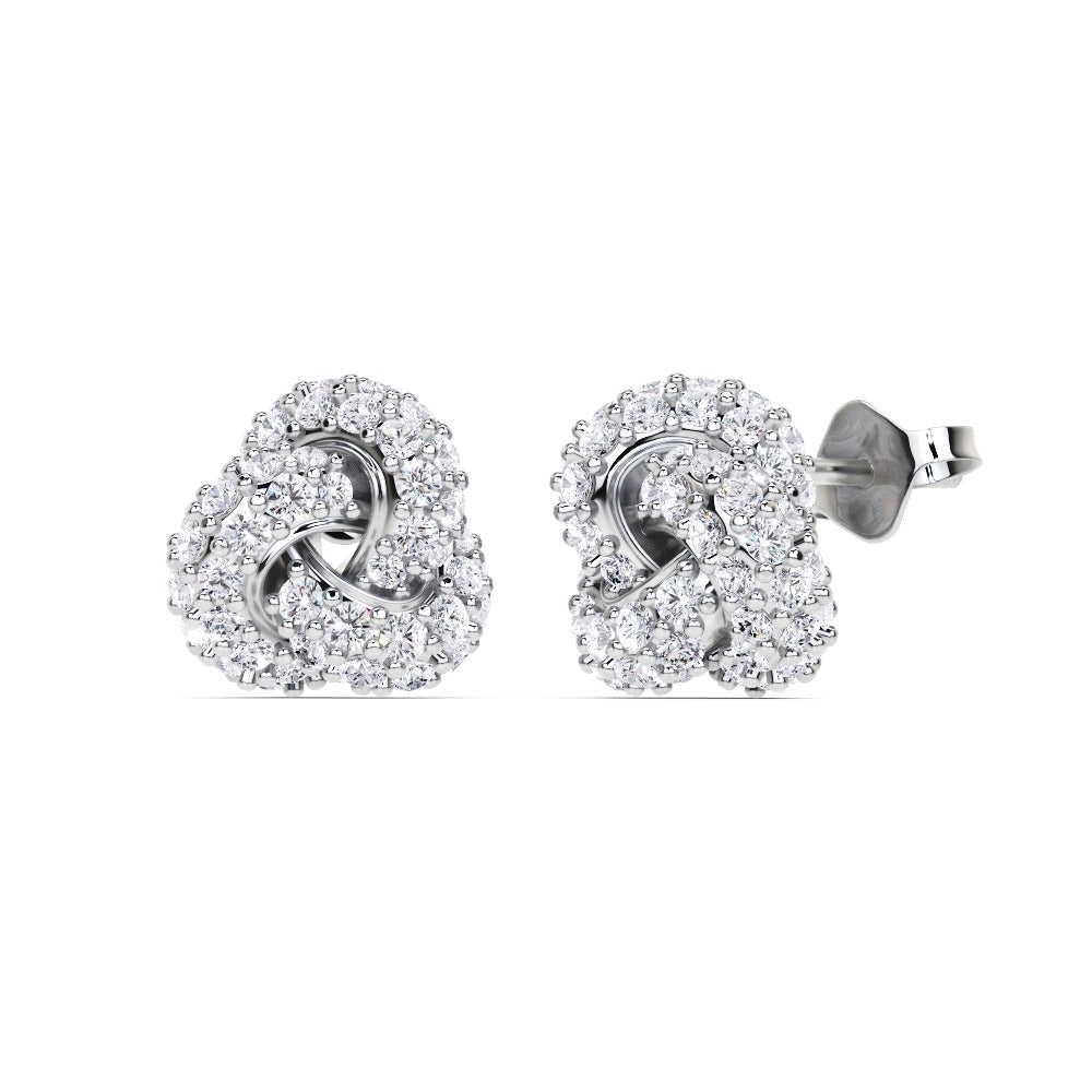 Knott Diamond Earrings