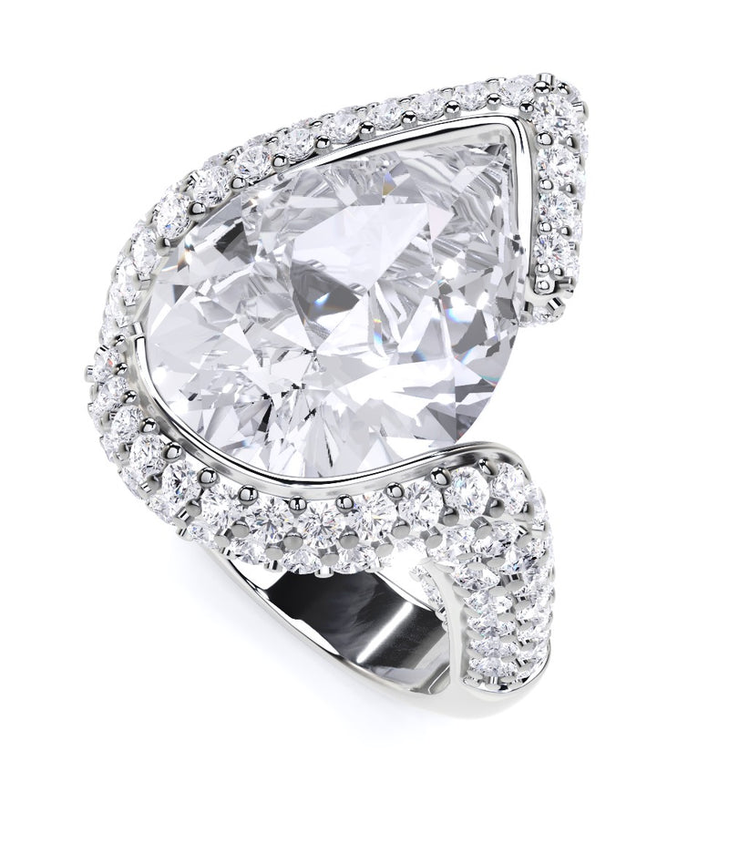 Pear Shape Diamond High Jewellery Ring