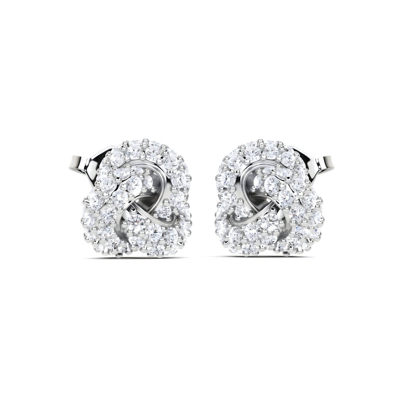 Knott Diamond Earrings