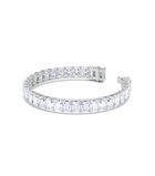 Radiant White Diamond Cut Bracelet