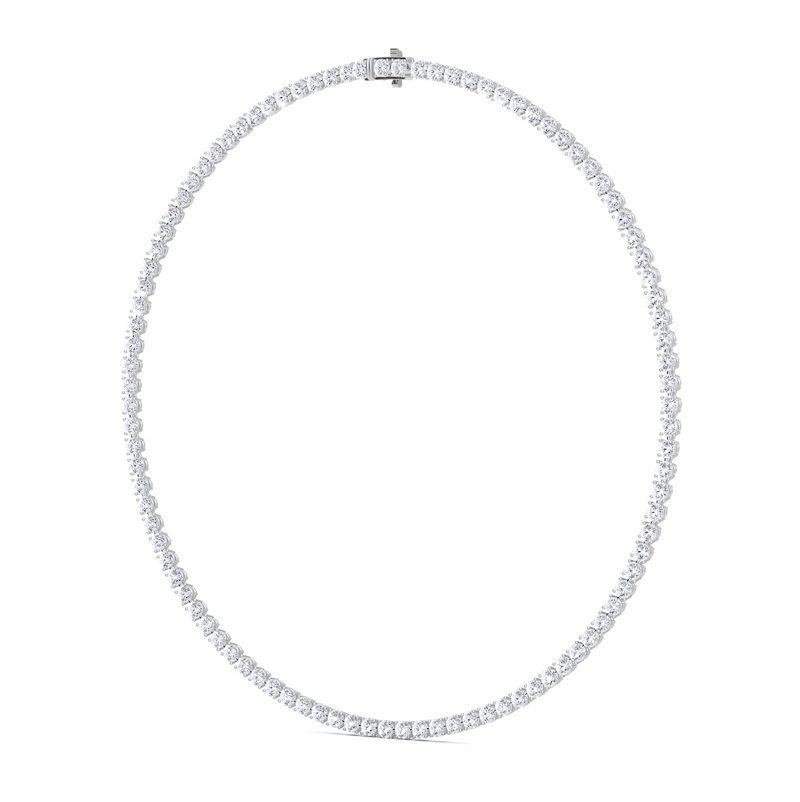 Round Classic Diamond Necklace