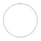 Round Classic Diamond Necklace