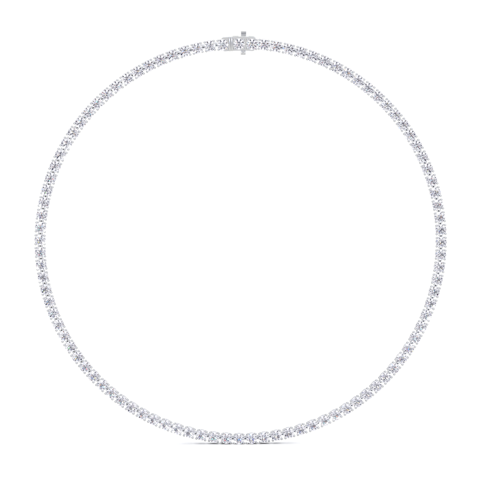 Round Classic Diamond Necklace