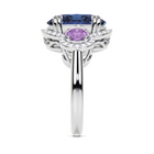 Oval Sapphire And Amethyst Futer Exclusive Ring