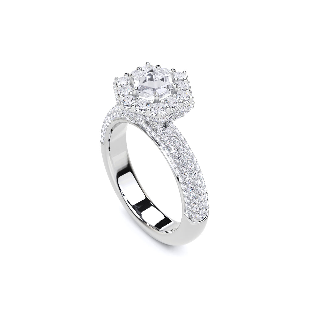 Icon Star Cut Diamond Engagement Ring