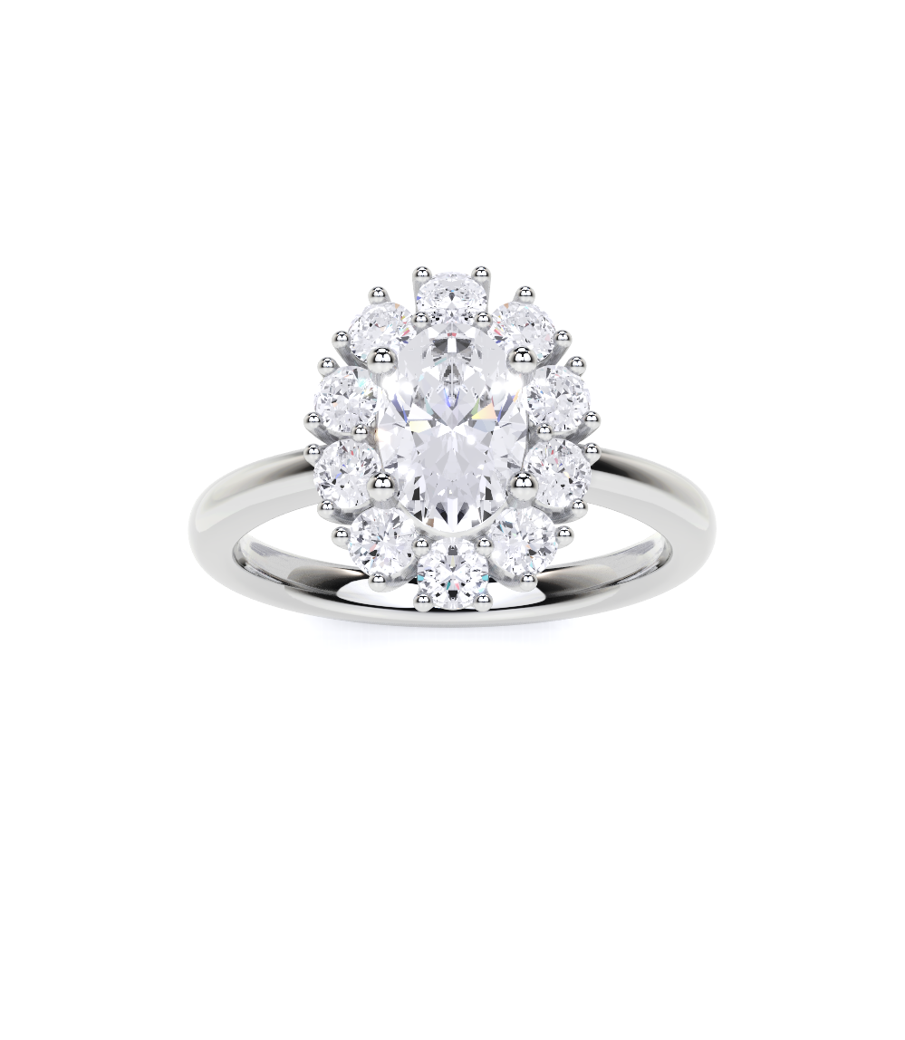 Oval Cut Diamond Engagement Ring