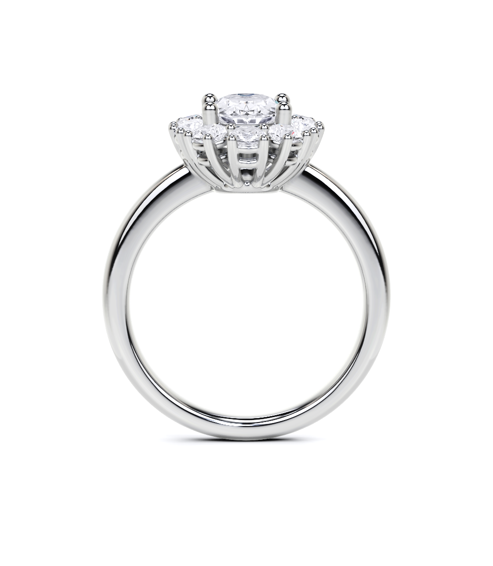 Oval Cut Diamond Engagement Ring