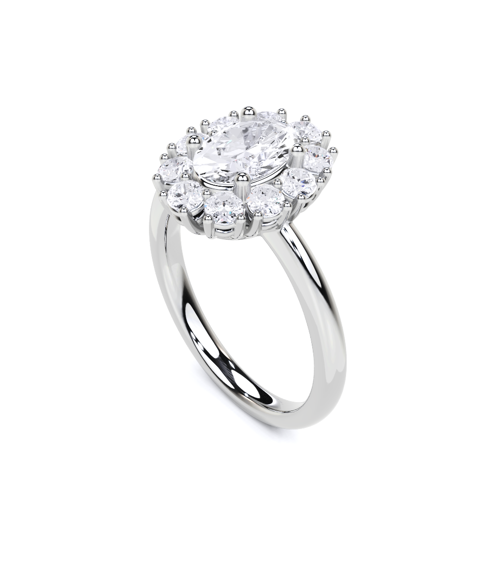 Oval Cut Diamond Engagement Ring