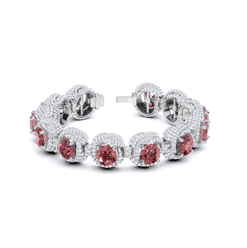 Flawless Ruby and Diamond  High Jewellery Bracelet