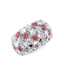 Classic Crown Ruby and White Diamond Ring