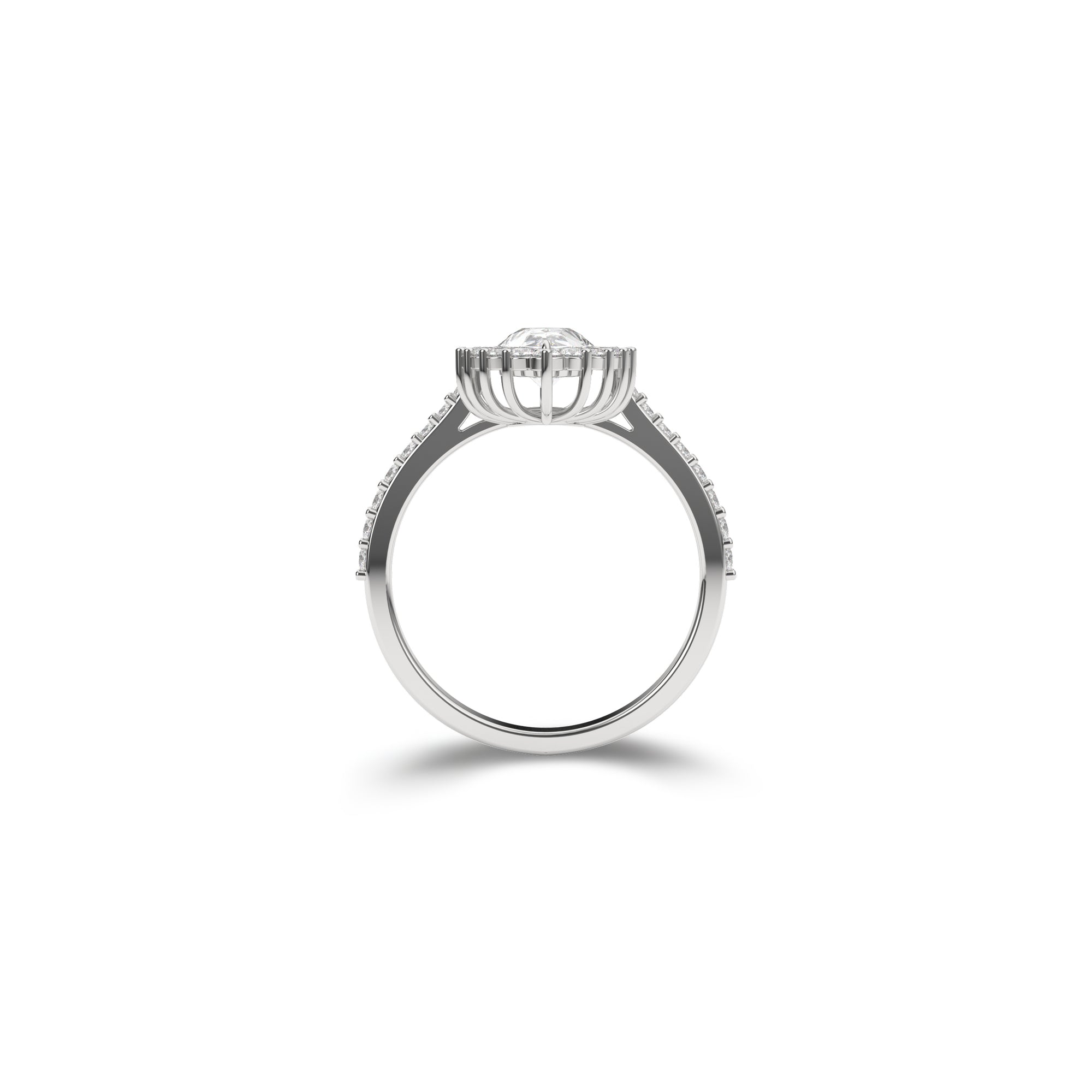 Icon Pear Shape Diamond Engagement Ring