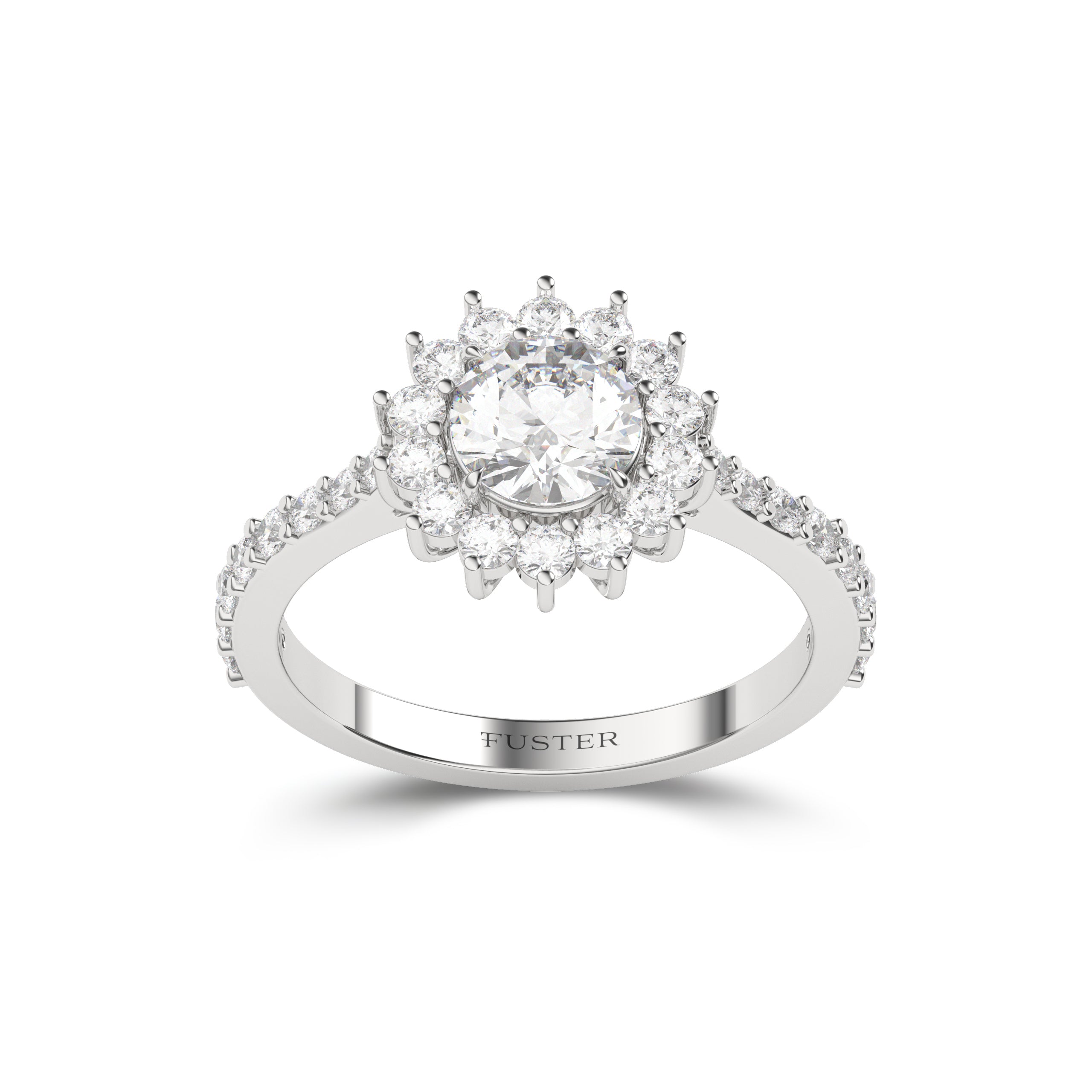 Icon Round Shape Diamond Engagement Ring