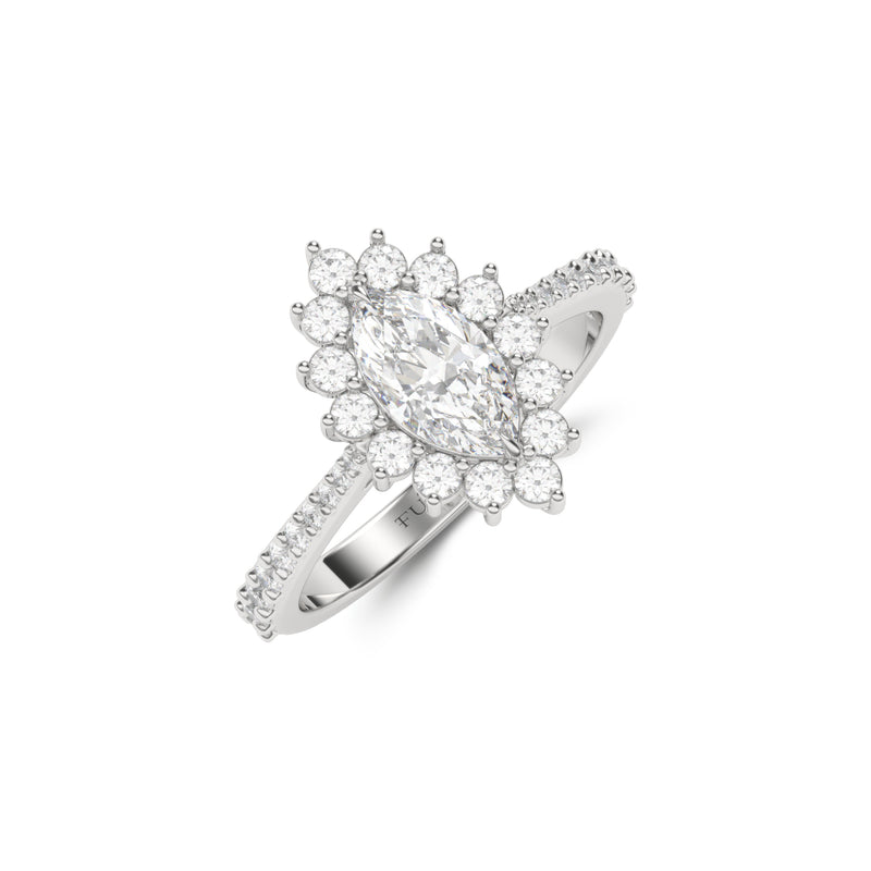 Icon Marquise Shape Diamond Engagement Ring