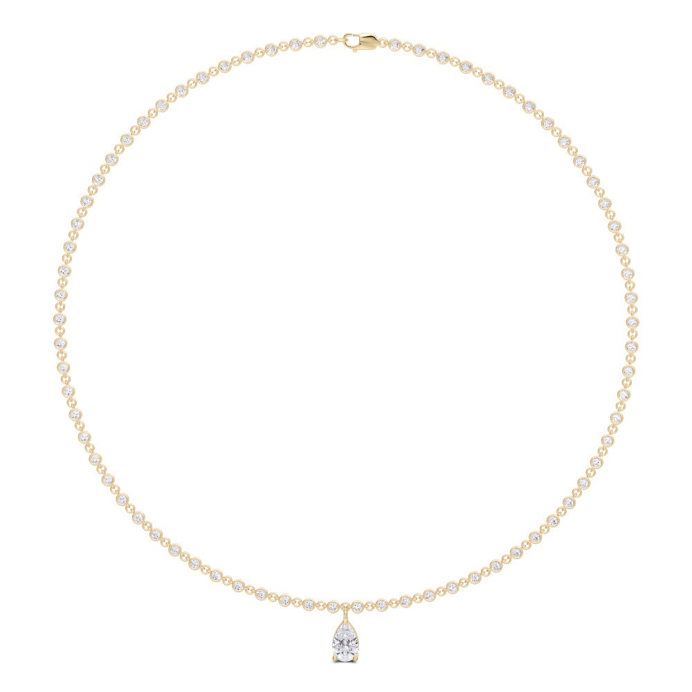 Fuster Icon Pear Diamond Necklace