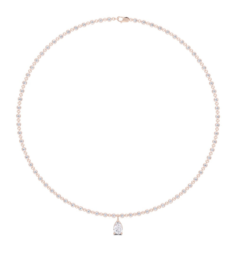 Fuster Icon Pear Diamond Necklace