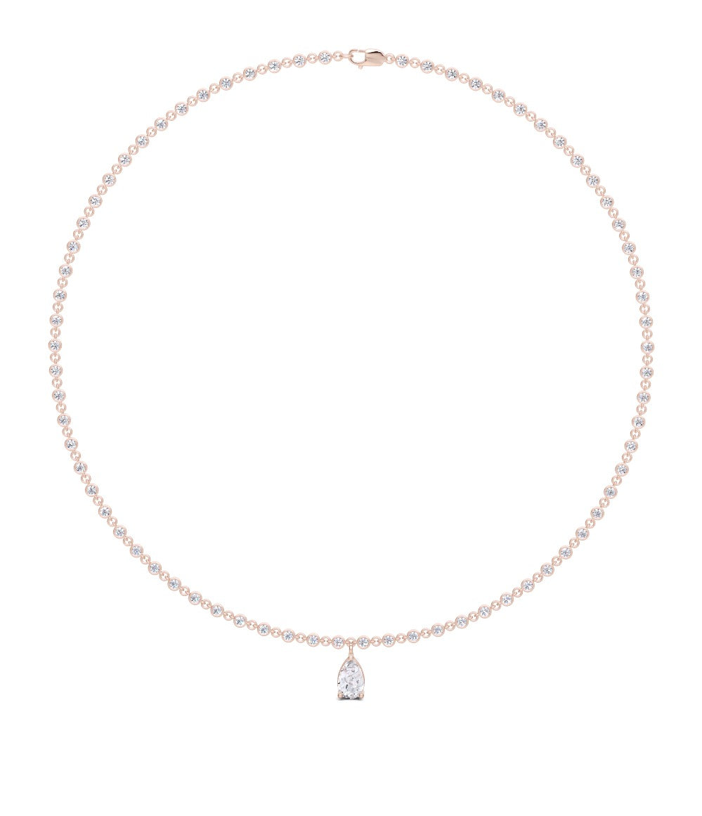 Fuster Icon Pear Diamond Necklace