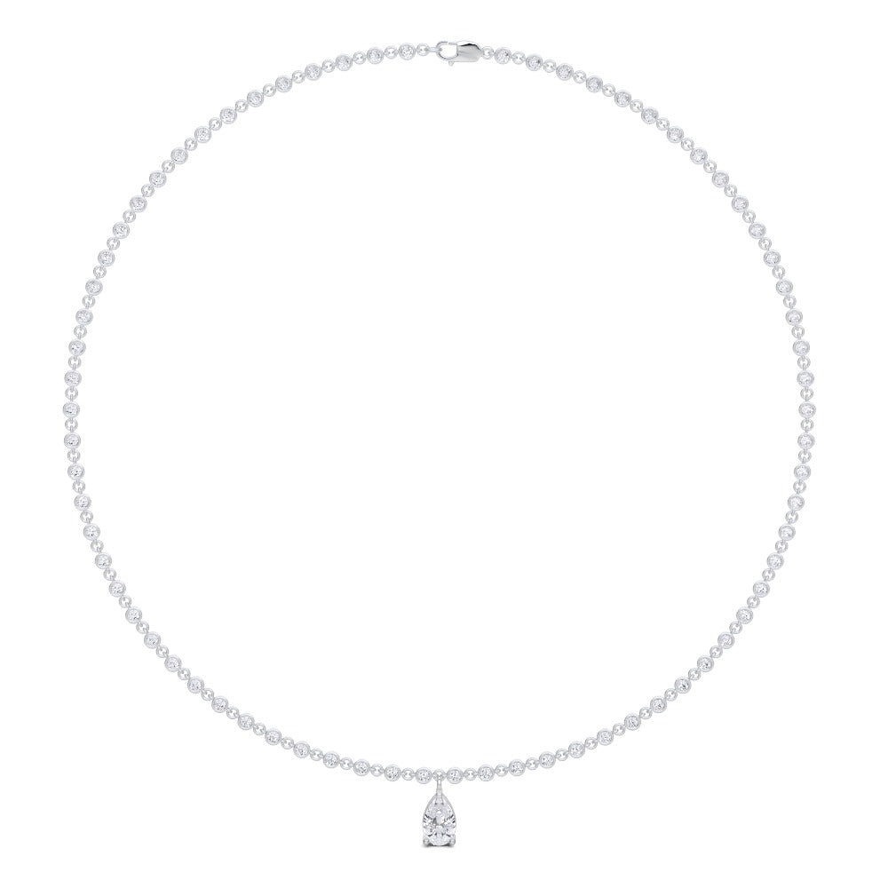 Fuster Icon Pear Diamond Necklace