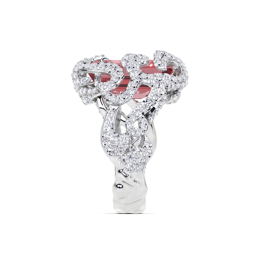 Marvelous Ruby and White Diamond  High Jewellery Ring