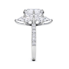 White Diamond Radiant Cut  High Jewellery Ring