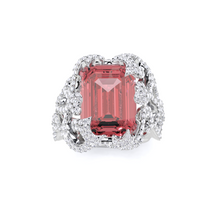 Marvelous Ruby and White Diamond  High Jewellery Ring